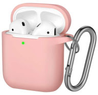 Title: Recover AIRPODPNK AirPod Case with Carabiner - Pink