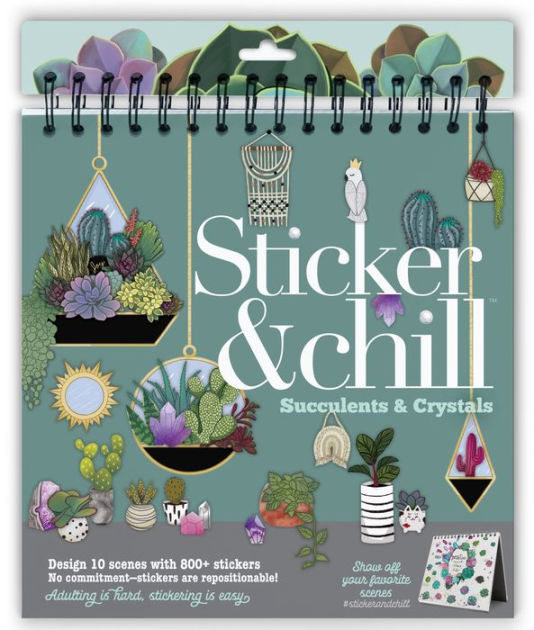 Sticker & Chill Book - Flower Fest