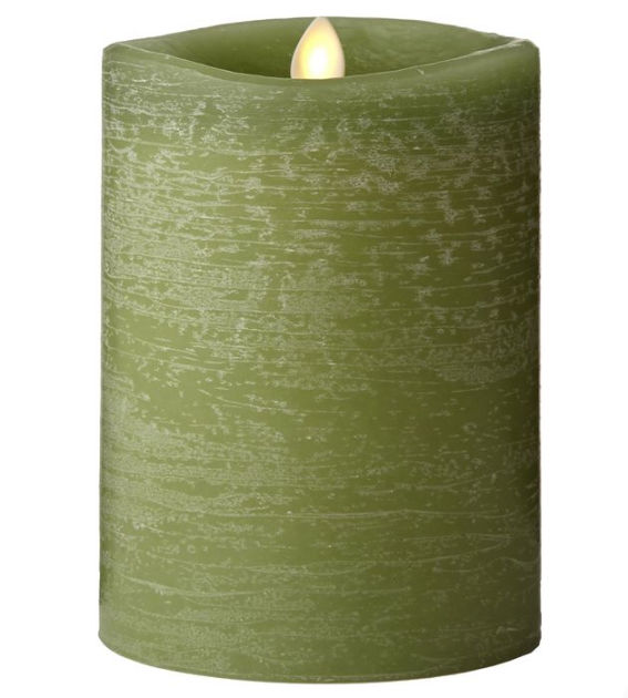 Luminara Flameless Rustic Sage Candle 5'' 812078022859 Item Barnes & Noble®