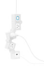 iHome IH-CT627W Multi-functional Swivel Power Strip - White