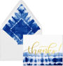 Shibori Indigo Thank You Notes set of 12