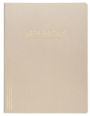 2019 Flex Book Cloth Simple Monthly Planner - Champagne Pearlized Let'S Do This