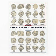 Title: Major League Ballparks Scratch-off Chart