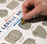 Alternative view 2 of Major League Ballparks Scratch-off Chart