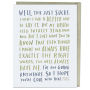 Awkward Sympathy Empathy Card