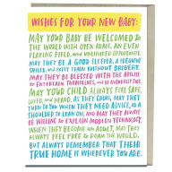 Title: Wishes For Your New Baby Card