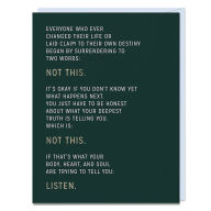 Title: Not This Greeting Card