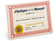 Title: Employee of the Moment Certificate Pad (Refresh)