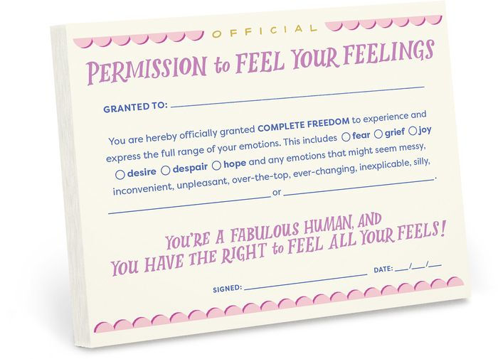 Permission to Feel Your Feelings Notepad by Em & Friends Barnes & Noble®