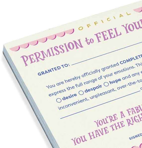 Permission to Feel Your Feelings Notepad