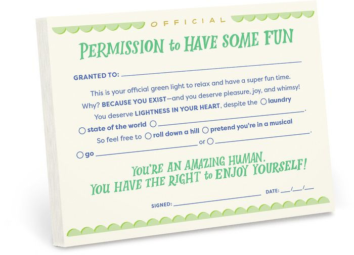 Permission to Have Some Fun Notepad by Em & Friends Barnes & Noble®