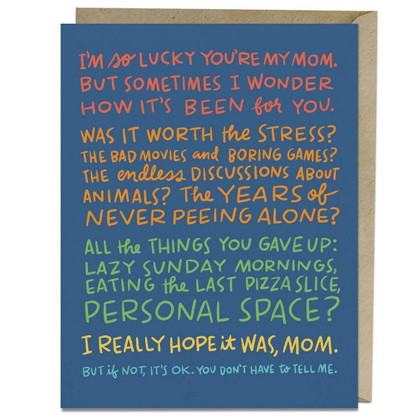 How It's Been Mother's Day Card
