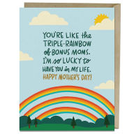 Title: Triple-Rainbow Bonus Mother's Day Card