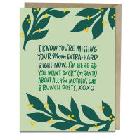Title: Missing Your Mom Mother's Day Card