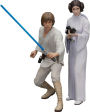 Luke & Leia 2pk ArtFX+ Statues
