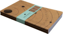 Alternative view 2 of 3 pack Kraft Astronomy Notebooks
