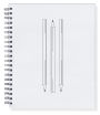 Pencils Spiral Sketchbook 9x11 Blank Pages