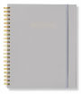 8x11 PU Leather Wire-O Sketchbook Grey 9x11 Blank