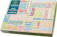 1000 piece First Lines of Literature Puzzle