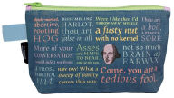 Title: Shakespearean Insults Zipper Bag