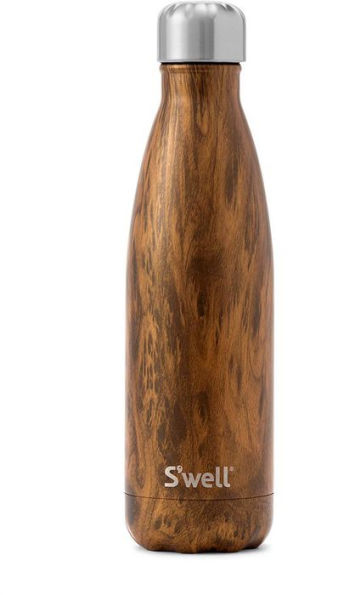 Teakwood 17oz. Stainless Steel Water Bottle