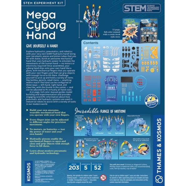 Mega Cyborg Hand - STEM Experiment Kit