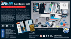 Alternative view 3 of Spy Labs : Master Detective Toolkit