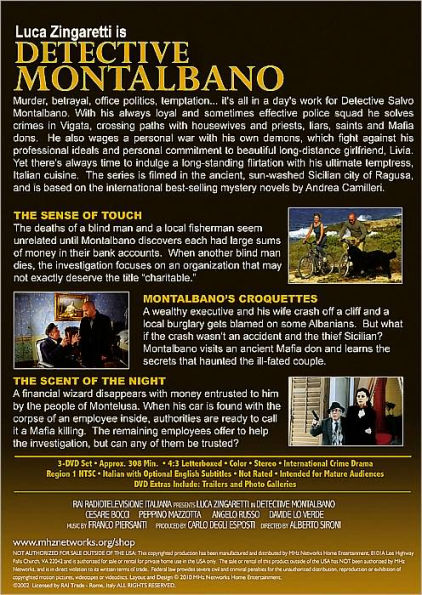 Detective Montalbano: Episodes 7-9 [3 Discs]