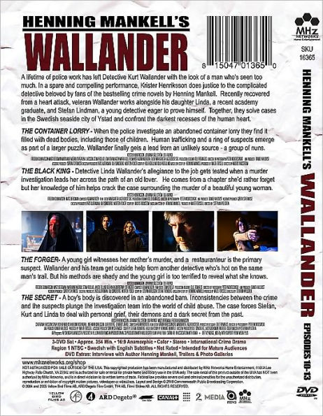 Wallander: Episodes 10-13 [3 Discs]