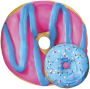 Blue and Pink Donut Pillow Frosted Cake Scented