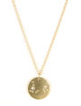 Zodiac Necklace Gold Pisces