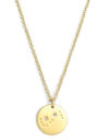Zodiac Necklace Gold Scorpio