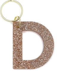 Title: Glitter Keychain Letter D