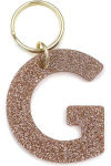Alternative view 1 of Glitter Keychain Letter G