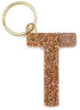 Glitter Keychain Letter T