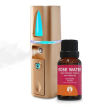 Misti Gold Personal Diffuser with Rose Water Essential Oil