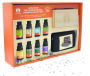 8 Essential Oil Set with Wooden Box & storage