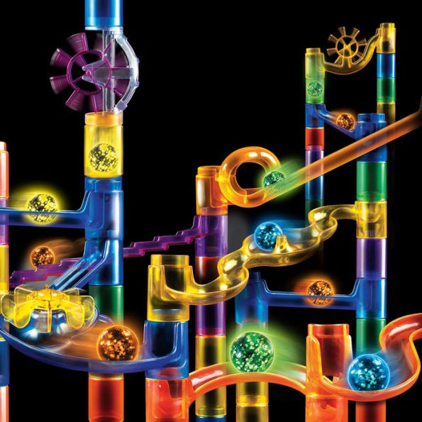 National Geographic Glow-in-the-Dark Marble Run 115 piece