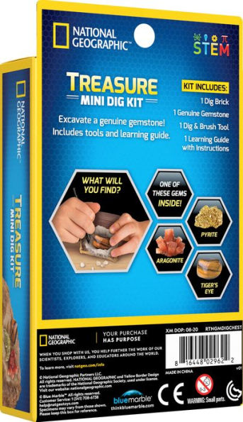 National Geographic Impulse Treasure Mini Dig Kit