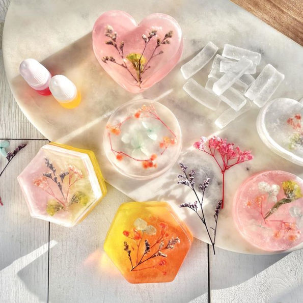 DIY Flower Power Soaps