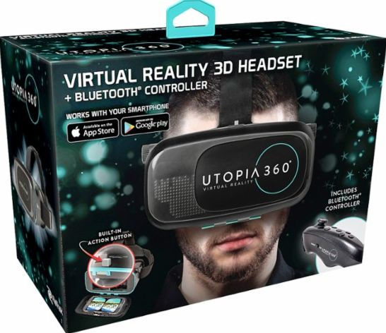 UTOPIA 360° 3D VIRTUAL REALITY HEADSET