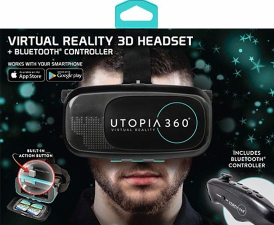 UTOPIA 360° 3D VIRTUAL REALITY HEADSET