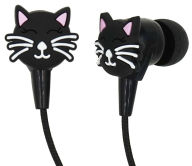 Title: Ear Buds with Mic Black Cat Style