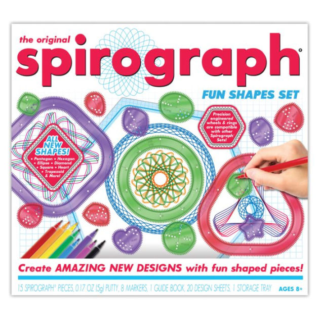 Spirograph fun Shapes by KAHOOTZ