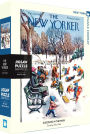 Sledding in the Park 500 piece jigsaw puzzle