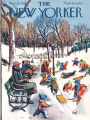 Alternative view 3 of Sledding in the Park 500 piece jigsaw puzzle