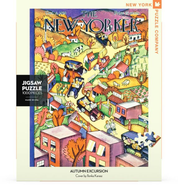 1000 piece puzzle New Yorker Autumn Excursion