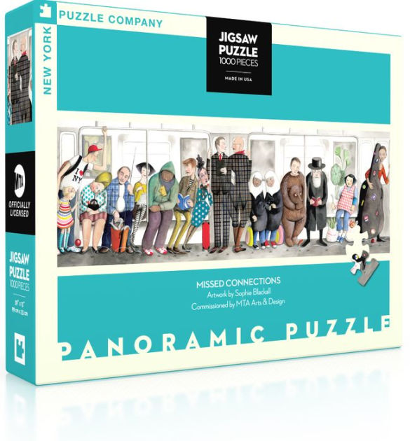 Missed Connections 1,000PIECE PANORAMIC JIGSAW PUZZLE by New York