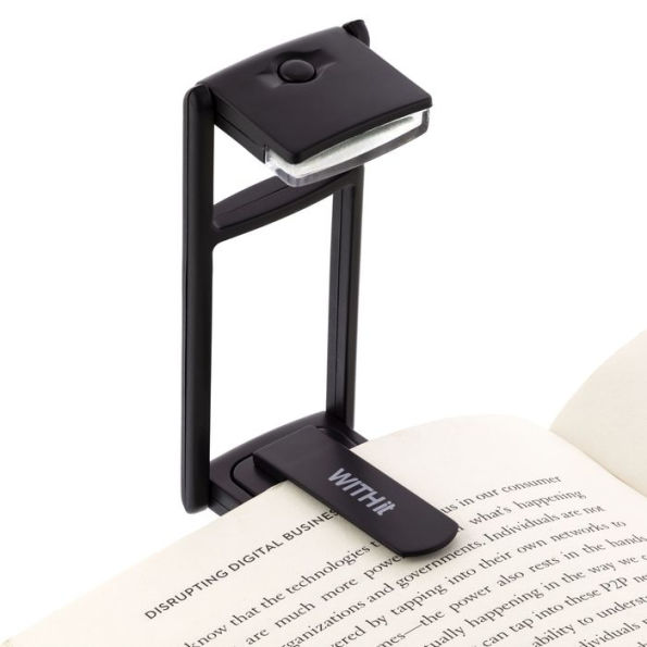 Book Light & Gift Card Holder - Black