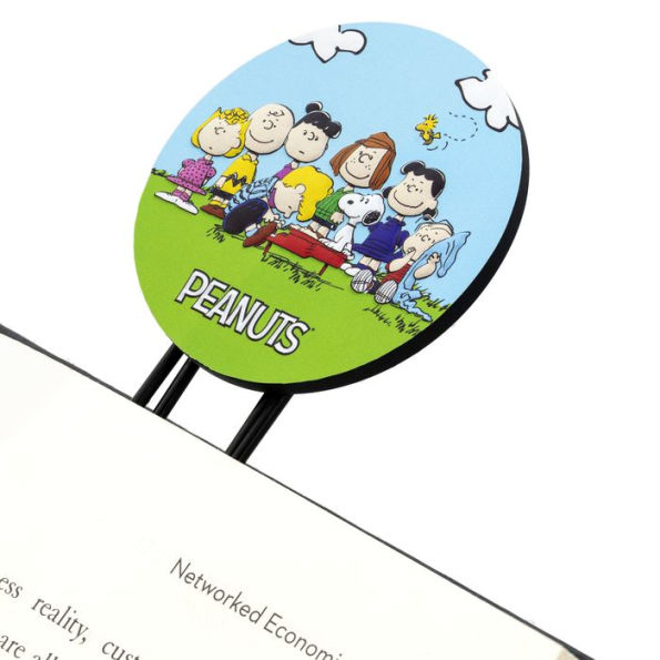 Peanuts Silicone Paperclip Bookmark - Peanuts Gang